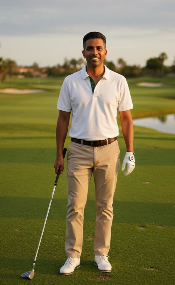 Collared Polo tee - with Tissue Placket